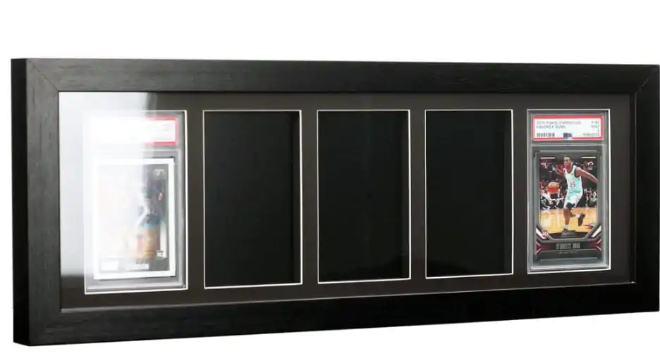 Evoretro Graded Card Display Rahmen für 5 PSA Graded Cards Produktfoto