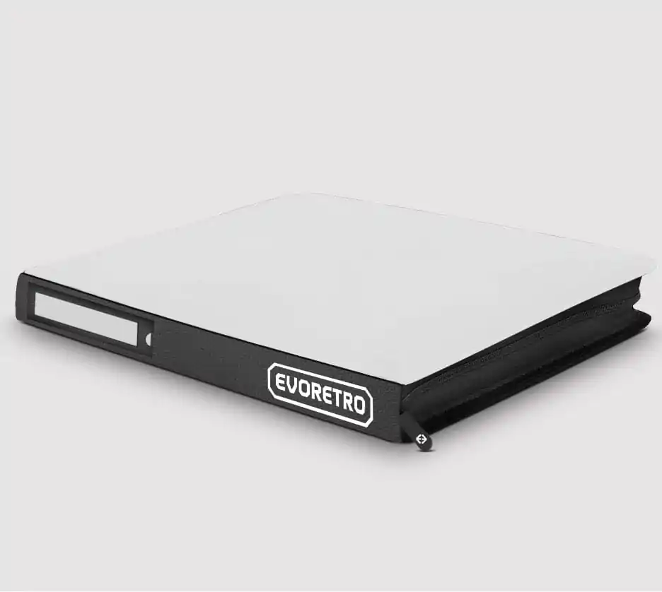 Evoretro Shield+ Topload Kartenbinder 216 Karten Weiß Produktfoto