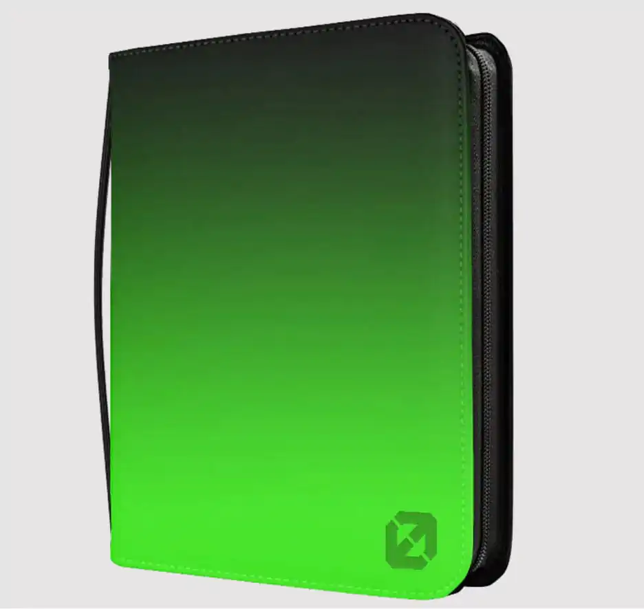 Evoretro Shield+ Topload Karten Ordner 216 Karten Neon Grün Produktfoto