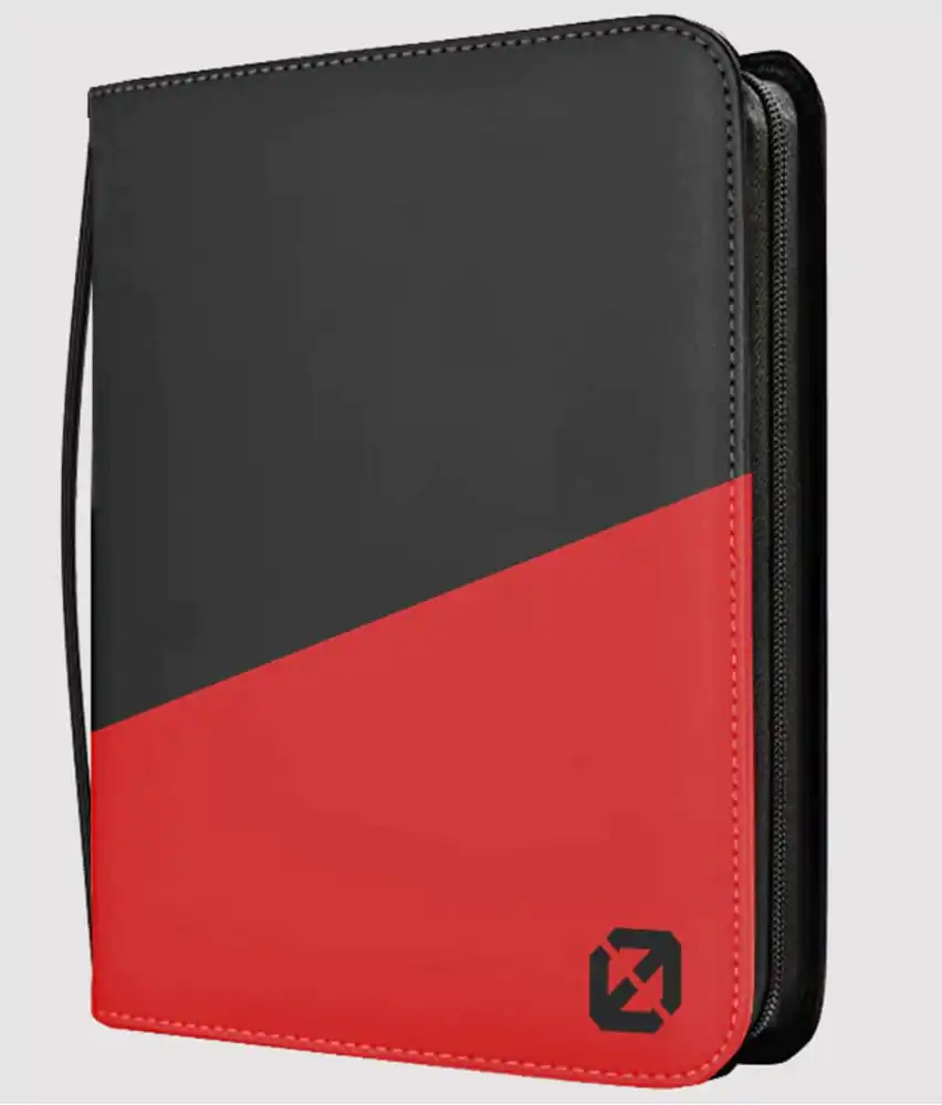 Evoretro Shield+ Topload Karten Binder 216 Karten Schwarz/Rot Produktfoto