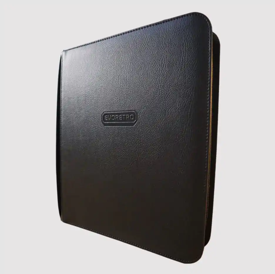 Evoretro Shield+ Topload Karten Binder Kompakt 96 Karten Schwarz Produktfoto
