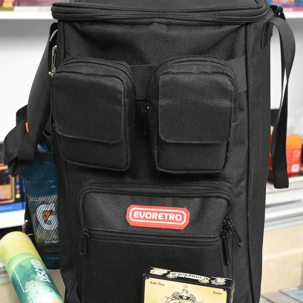 Evoretro Trading Card Rucksack Schwarz Produktfoto