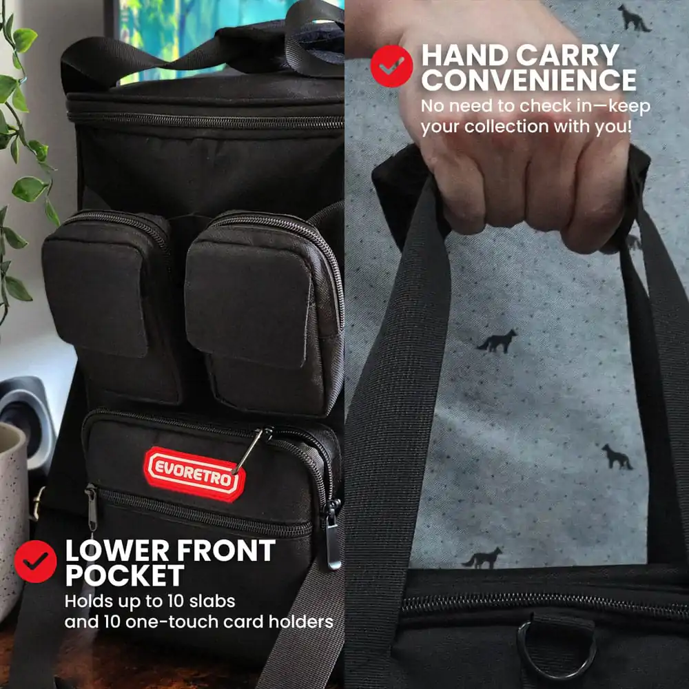 Evoretro Trading Card Rucksack Schwarz Produktfoto