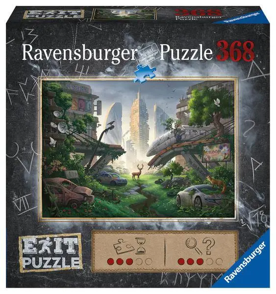 Ravensburger EXIT Puzzle Kids Apokalyptische Stadt (368 Teile) Produktfoto