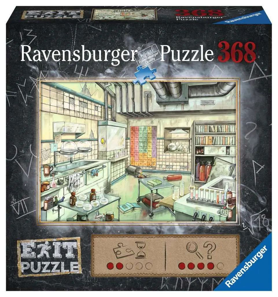 Ravensburger EXIT Puzzle Das Labor (368 Teile) Produktfoto