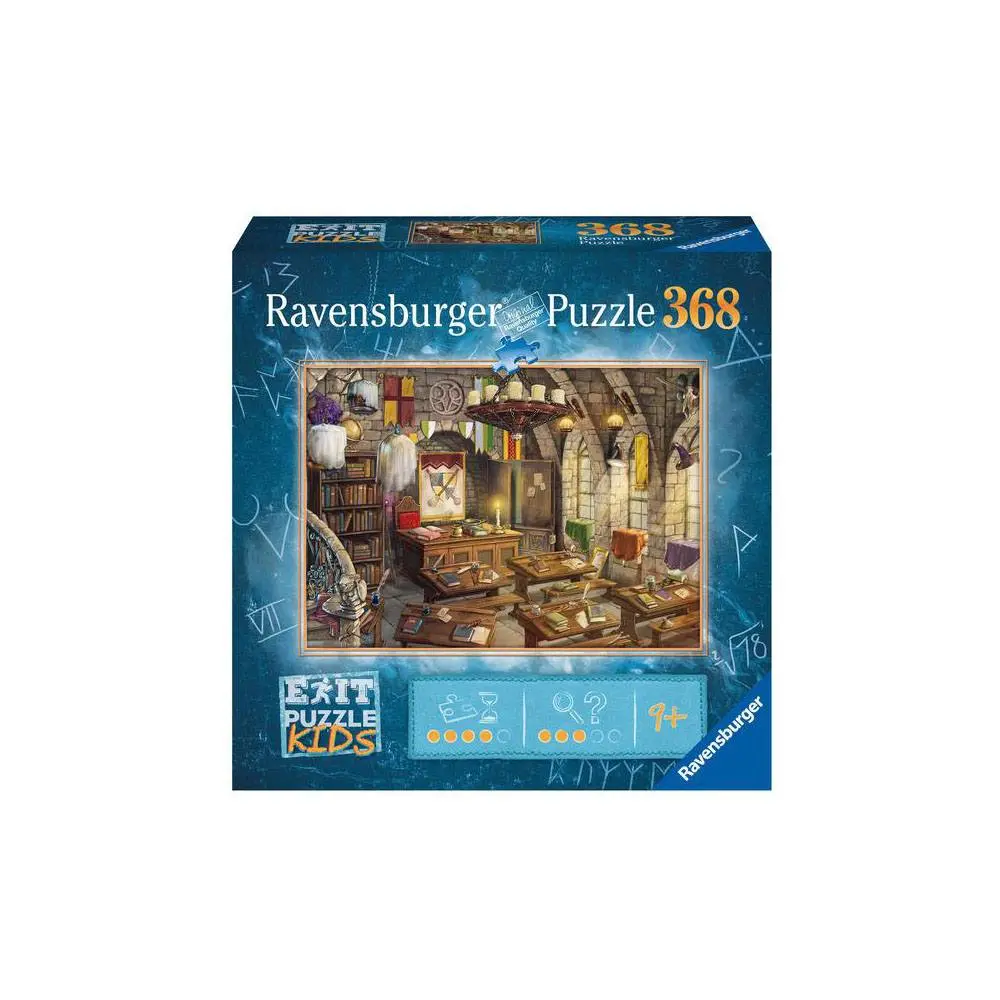 Ravensburger EXIT Puzzle Kids In der Zauberschule (368 Teile) Produktfoto