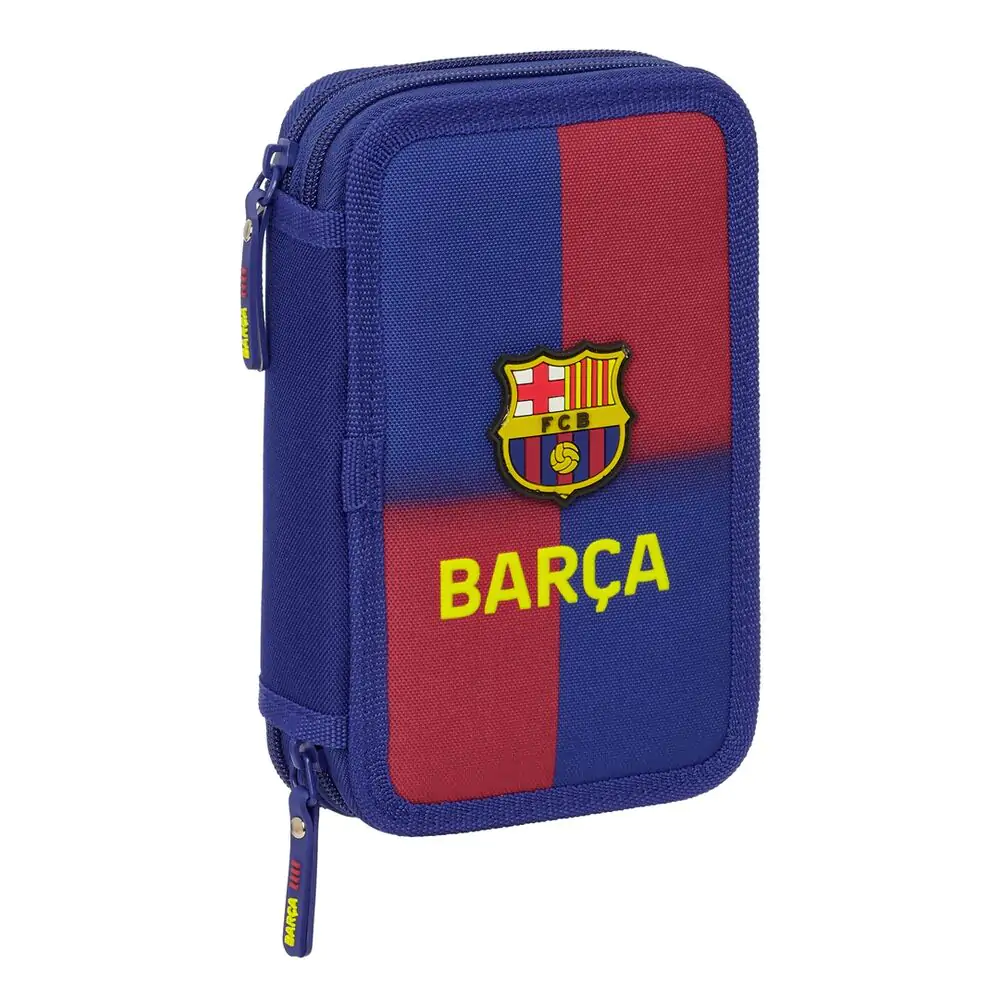 F.C. Barcelona 25/26 doppeltes Federmäppchen 29 Teile Produktfoto