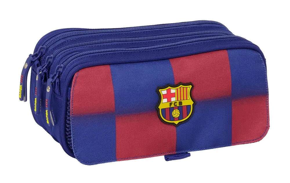F.C. Barcelona 25/26 dreifaches Federmäppchen Produktfoto