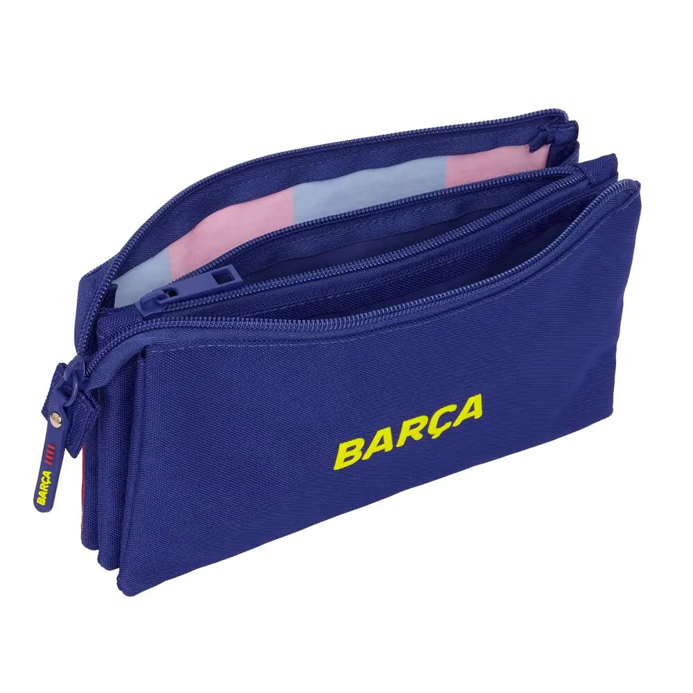 F.C. Barcelona 25/26 dreifaches Federmäppchen Produktfoto