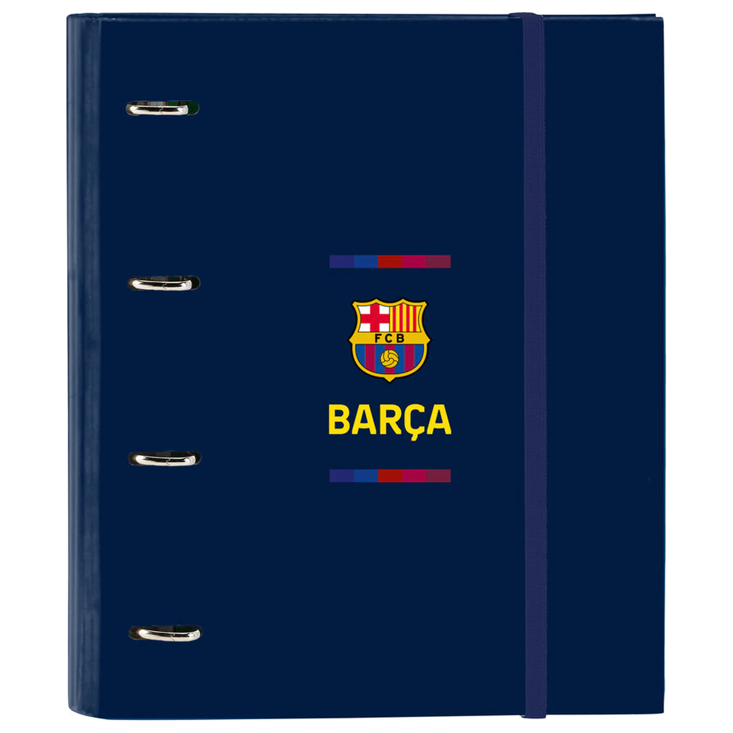 F.C. Barcelona 26/27 A4 Karton 4 Ringe Ordner mit Blättern Produktfoto