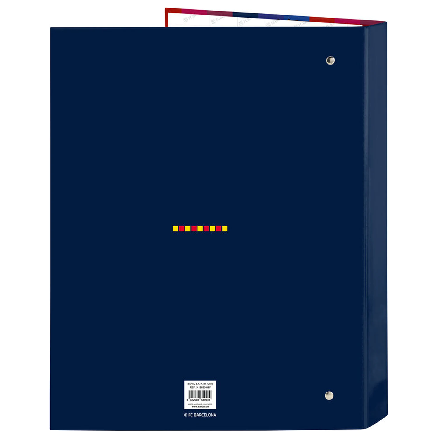 F.C. Barcelona 26/27 A4 Karton 4 Ringe Ordner Produktfoto