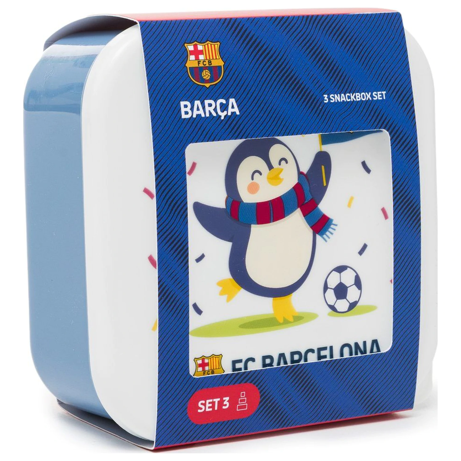 F.C. Barcelona 3 Brotdosen Set Produktfoto