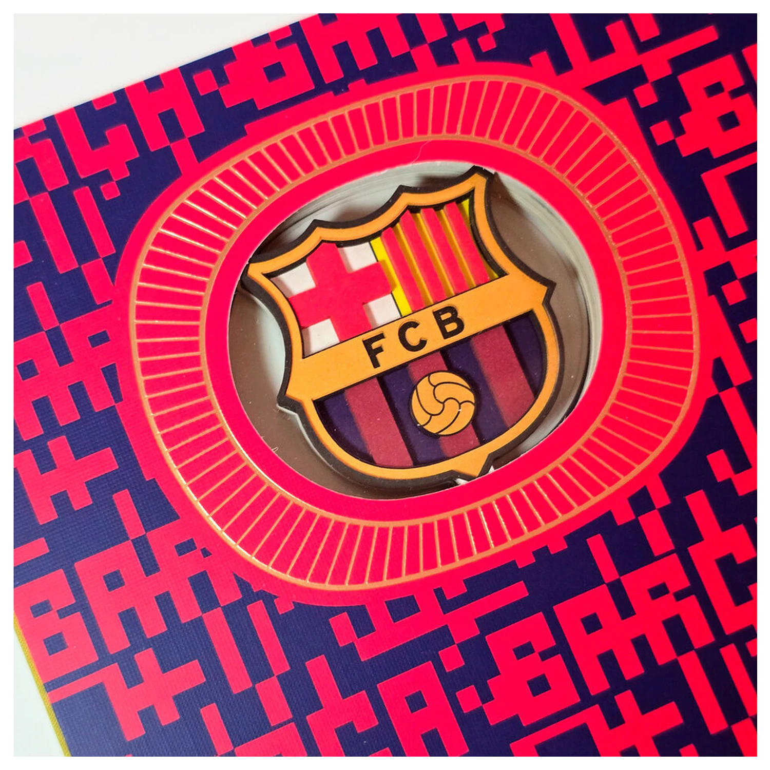 F.C. Barcelona A6 Notizbuch Produktfoto