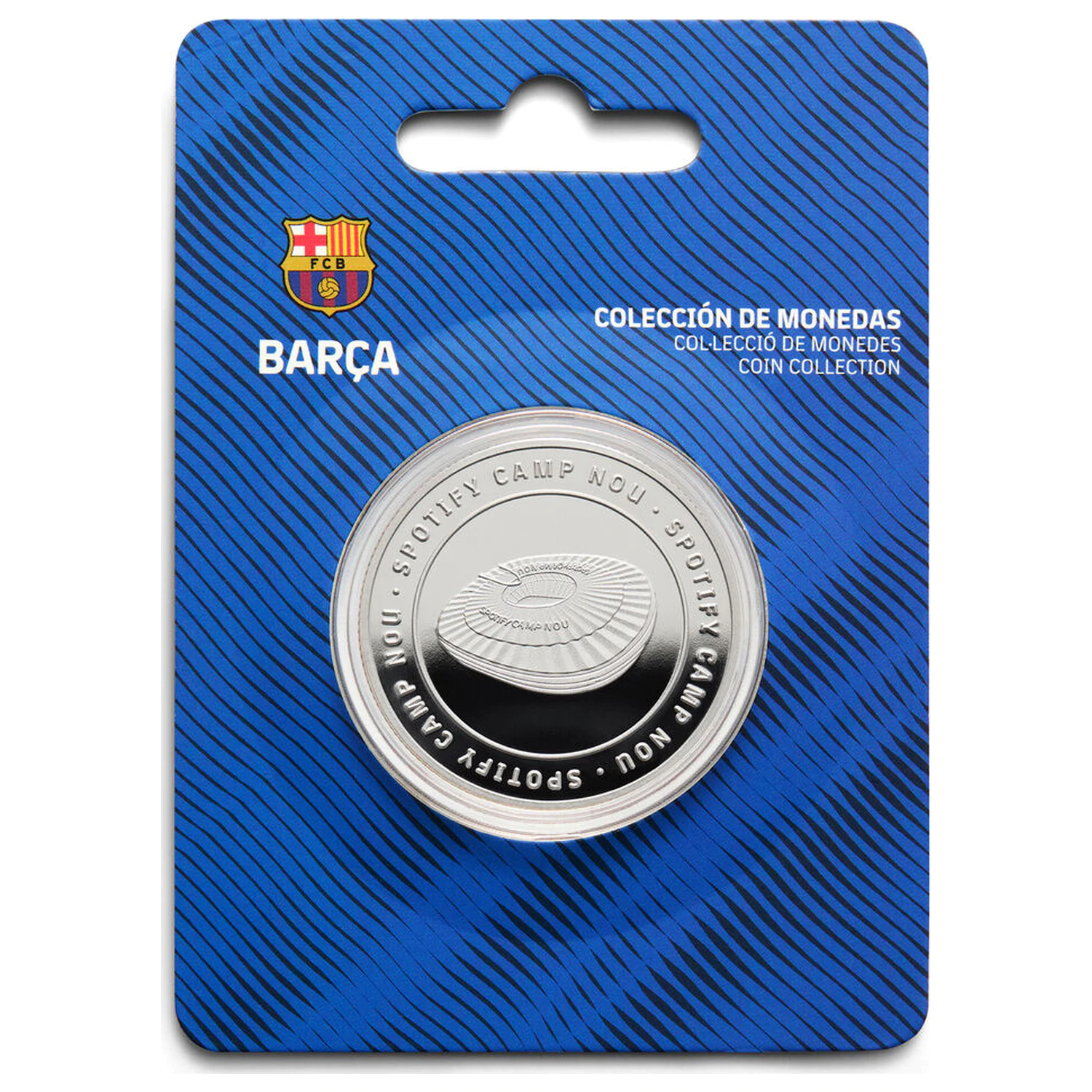 F.C. Barcelona Camp Nou Gedenkmünze Produktfoto