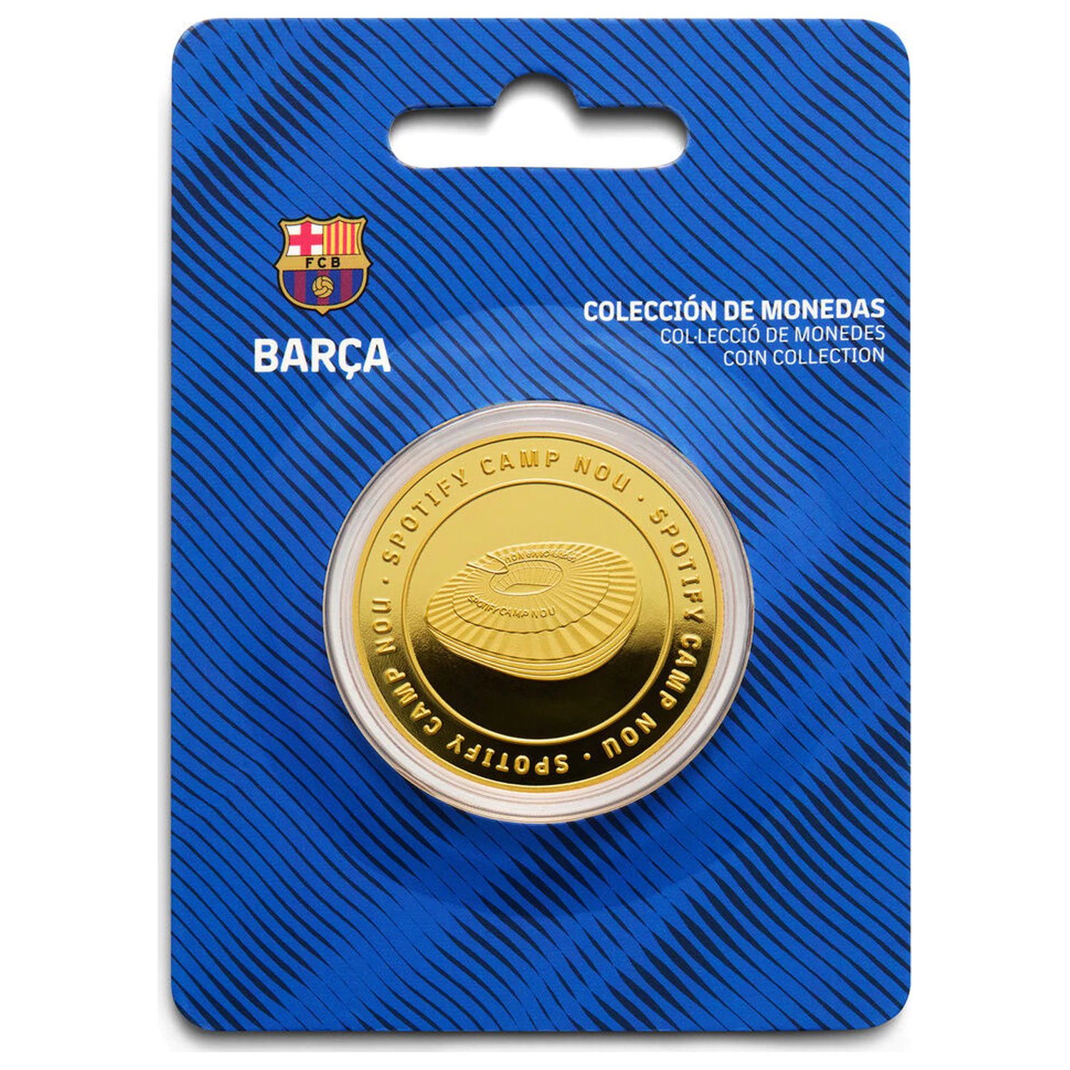 F.C. Barcelona Camp Nou Gedenkmünze Produktfoto
