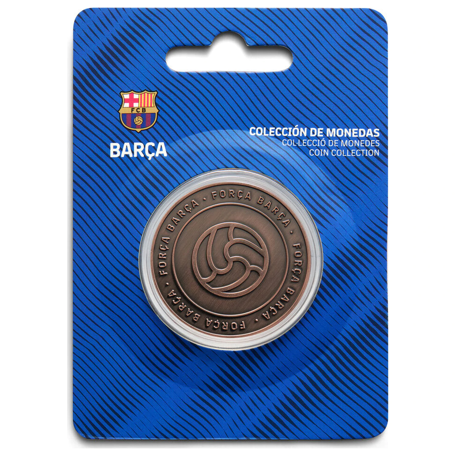 F.C. Barcelona Forza Barca Gedenkmünze Produktfoto