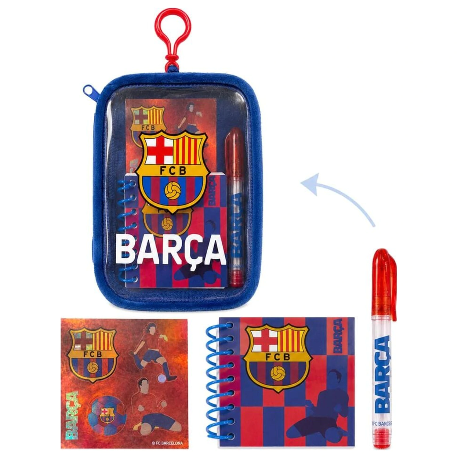 F.C. Barcelona Schreibwaren-Set Produktfoto