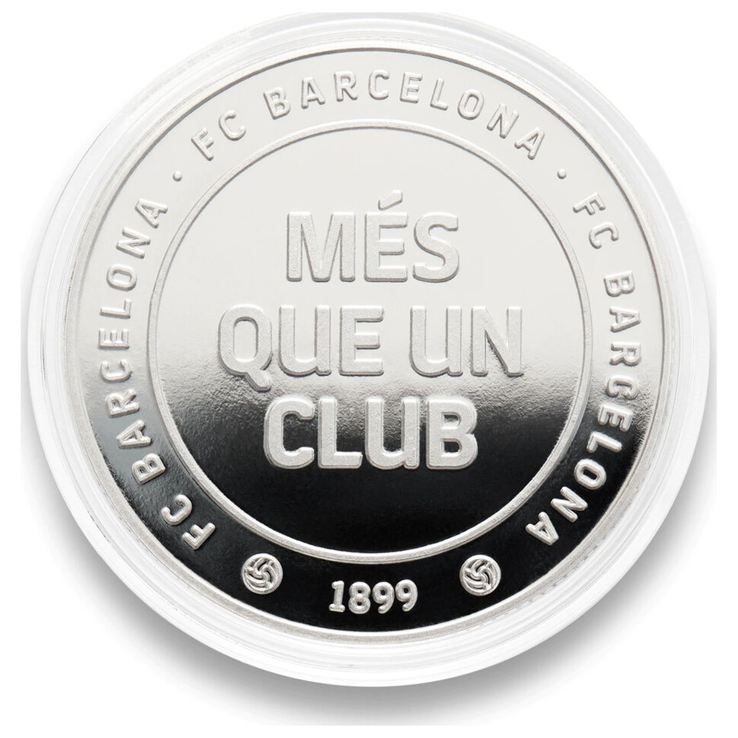 F.C. Barcelona Mes Que Un Club Gedenkmünze Produktfoto