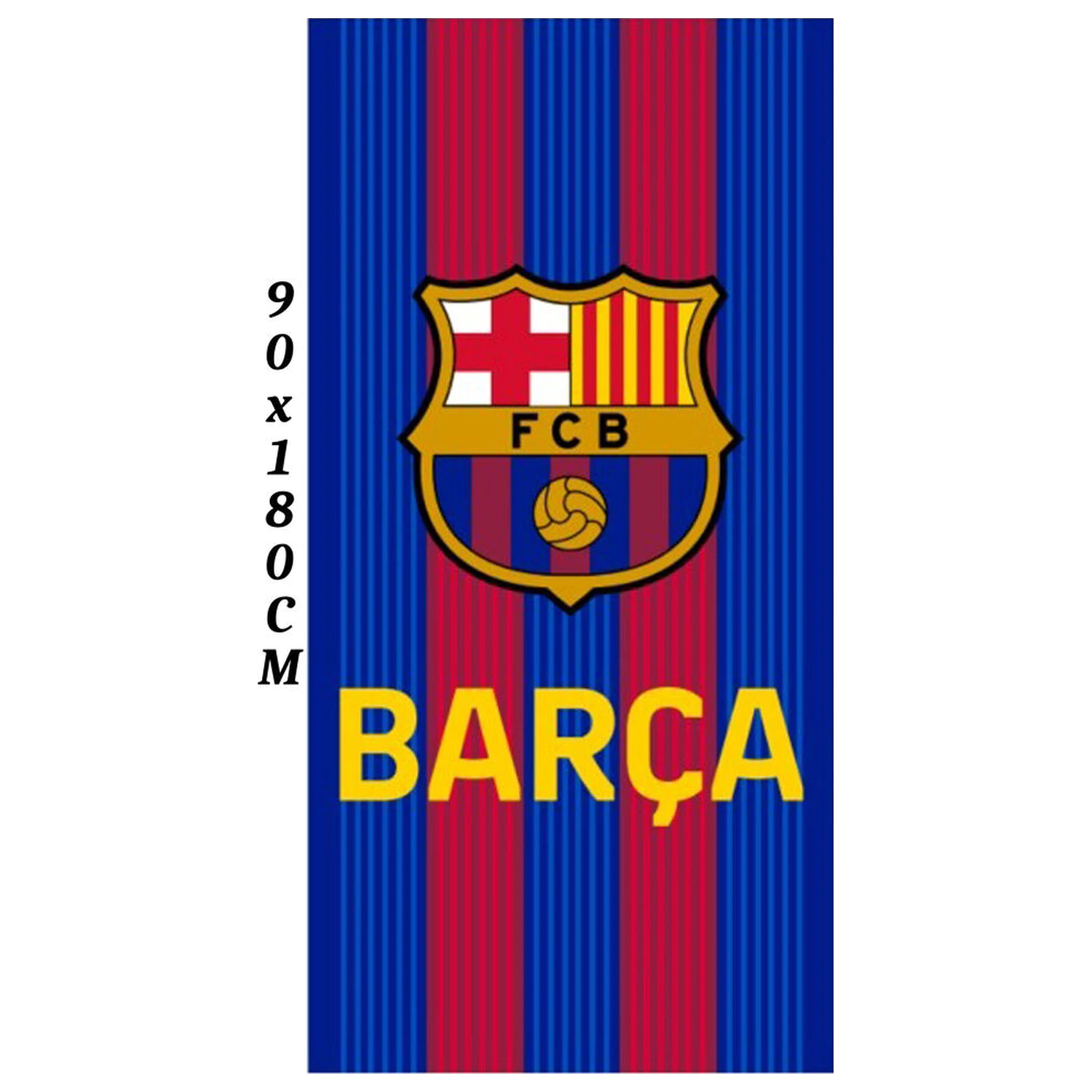 F.C Barcelona Mikrofasertuch Strandtuch Produktfoto