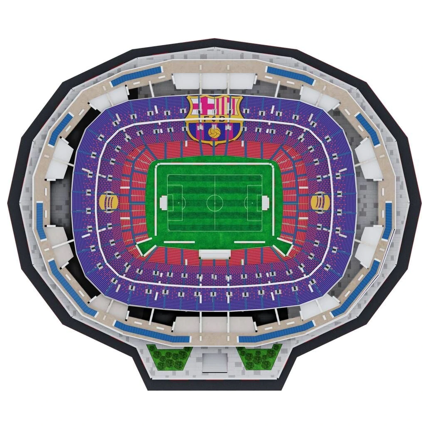 F.C. Barcelona Neues Spotify Camp Nou 3D Stadion Puzzle Produktfoto