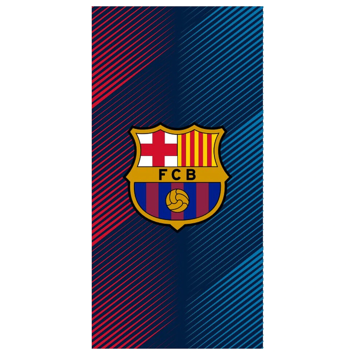 F.C Barcelona Baumwoll-Strandtuch Produktfoto