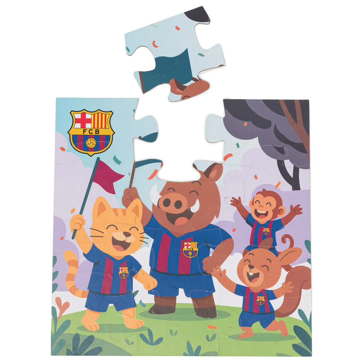 F.C. Barcelona Puzzle 12 Teile Produktfoto