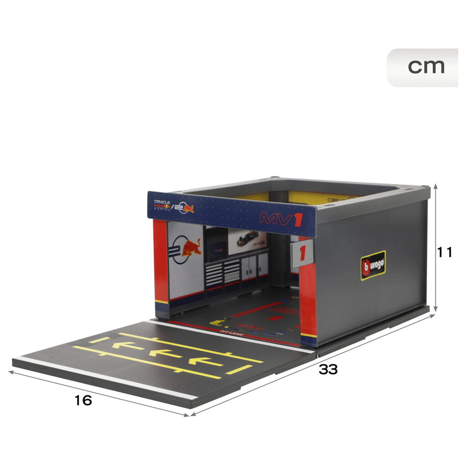 F1 Red Bull 2023 Box Diorama Produktfoto