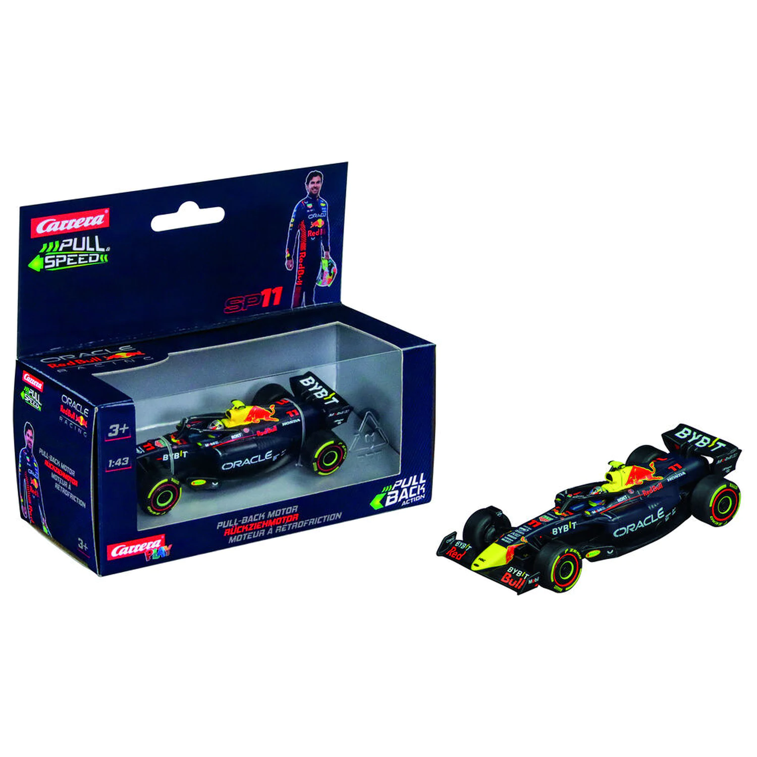 F1 S. Perez Red Bull Pull-Back-Auto Produktfoto