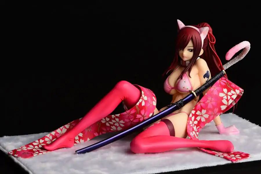 Fairy Tail Statue 1/6 Erza Scarlet - Cherry Blossom CAT Gravure_Style 13 cm termékfotó