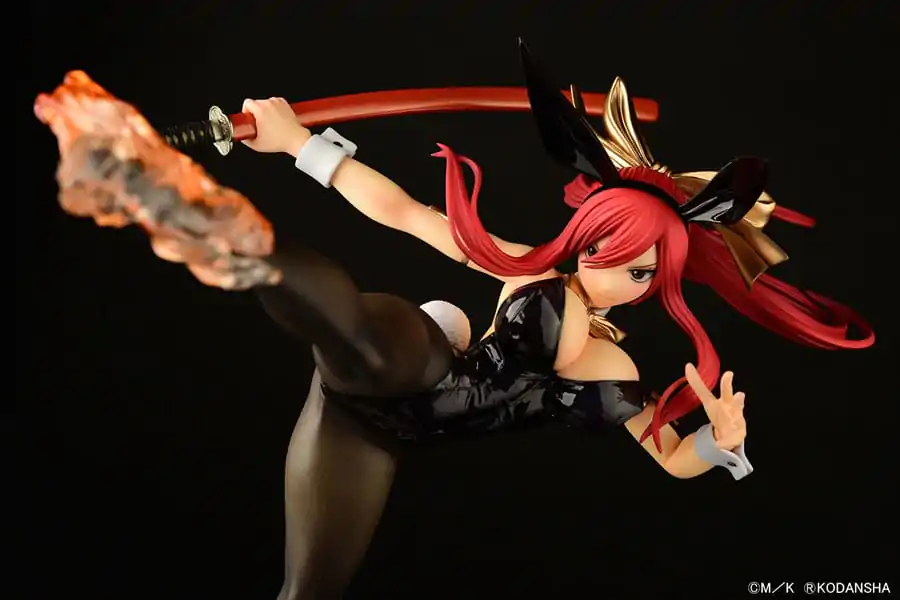 Fairy Tail Statue 1/6 Erza Scarlet High Kick Black Bunny Ver. 37 cm termékfotó