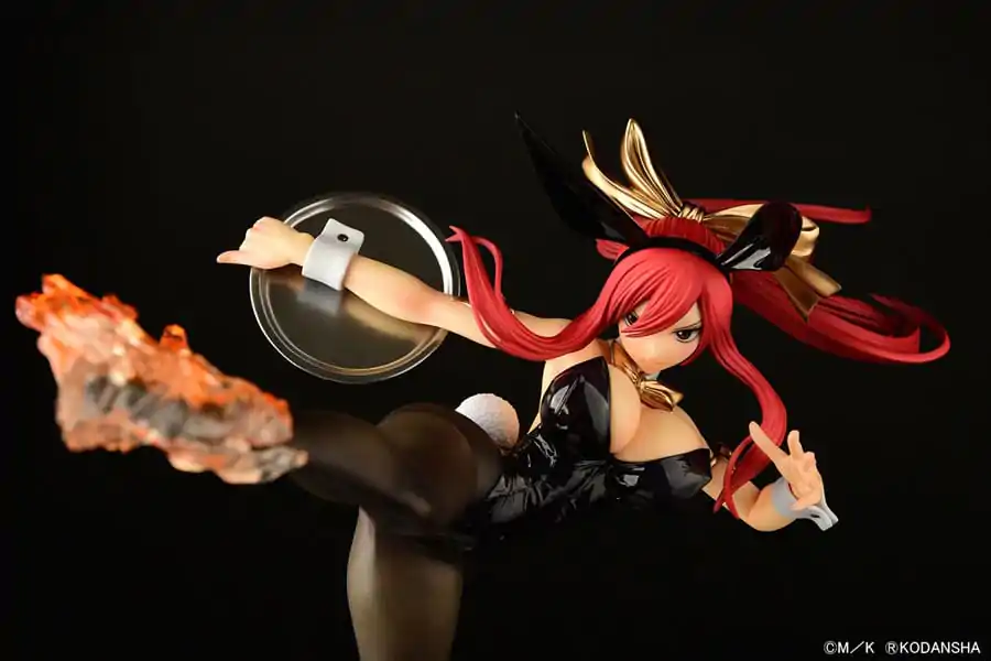 Fairy Tail Statue 1/6 Erza Scarlet High Kick Black Bunny Ver. 37 cm termékfotó