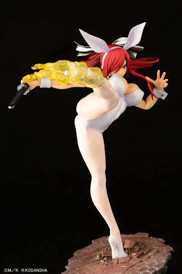 Fairy Tail Statue 1/6 Erza Scarlet High Kick White Bunny Ver. 37 cm termékfotó