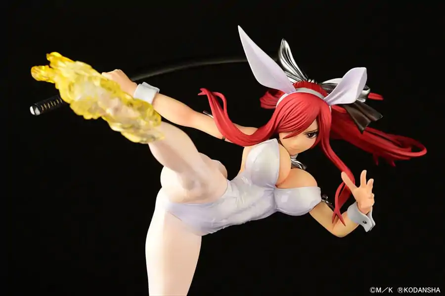 Fairy Tail Statue 1/6 Erza Scarlet High Kick White Bunny Ver. 37 cm termékfotó