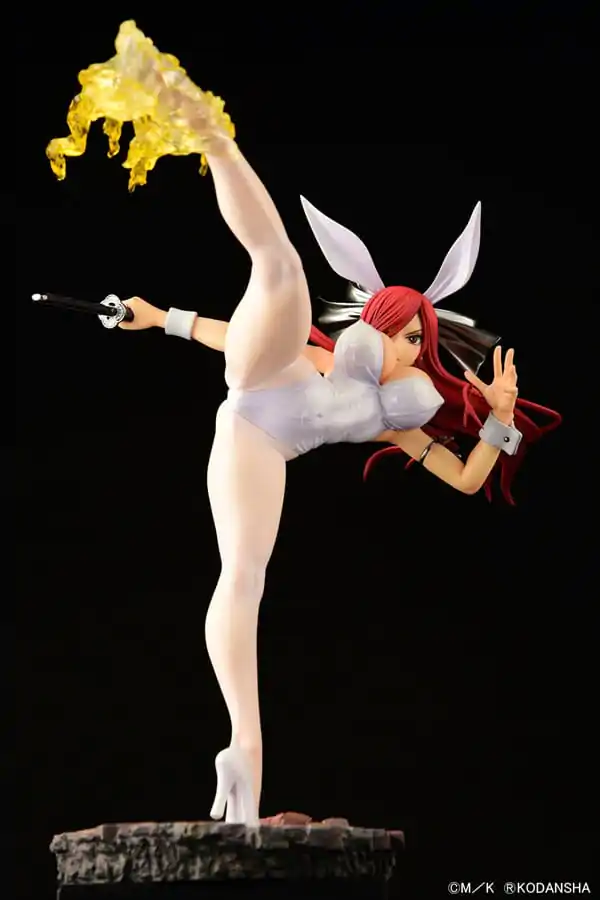 Fairy Tail Statue 1/6 Erza Scarlet High Kick White Bunny Ver. 37 cm termékfotó