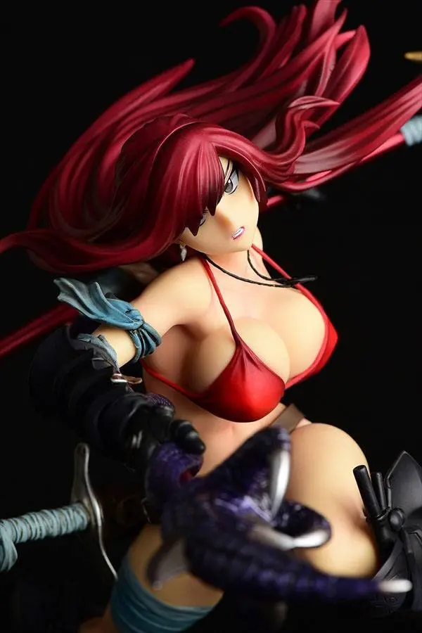 Fairy Tail Statue 1/6 Erza Scarlet the Knight Ver. Another Color Black Armor 31 cm Produktfoto