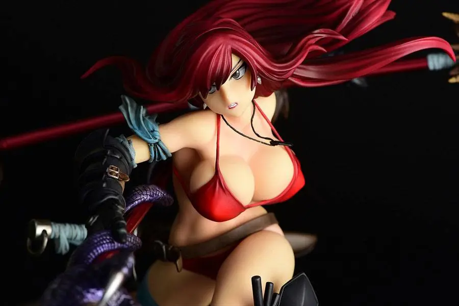 Fairy Tail Statue 1/6 Erza Scarlet the Knight Ver. Another Color Black Armor 31 cm Produktfoto