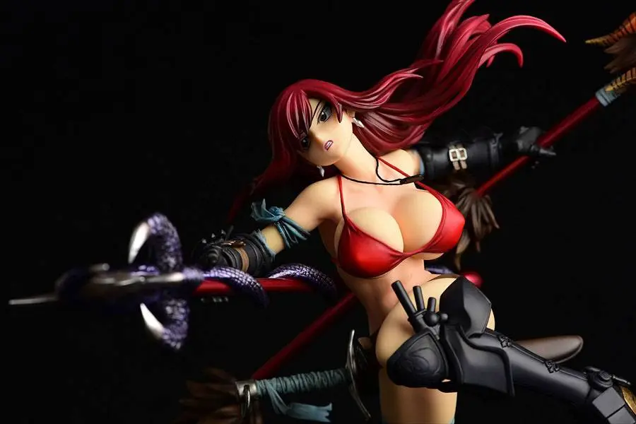 Fairy Tail Statue 1/6 Erza Scarlet the Knight Ver. Another Color Black Armor 31 cm Produktfoto