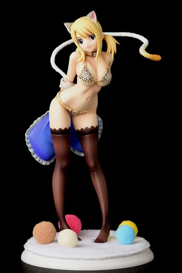 Fairy Tail Statue 1/6 Lucy Heartfilia - Leopard print CAT Gravure_Style 25 cm termékfotó