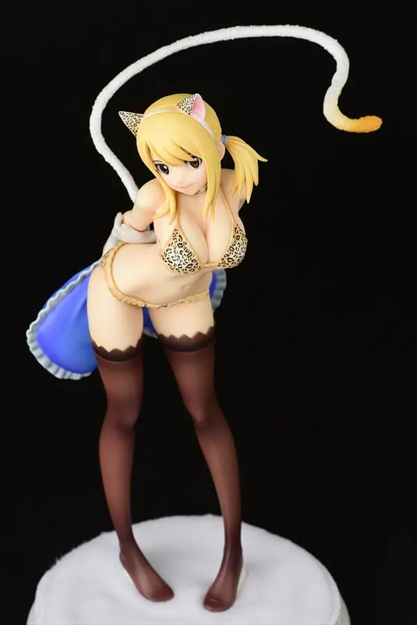 Fairy Tail Statue 1/6 Lucy Heartfilia - Leopard print CAT Gravure_Style 25 cm termékfotó