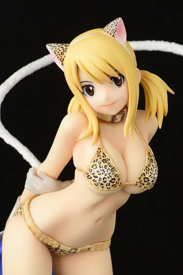 Fairy Tail Statue 1/6 Lucy Heartfilia - Leopard print CAT Gravure_Style 25 cm termékfotó