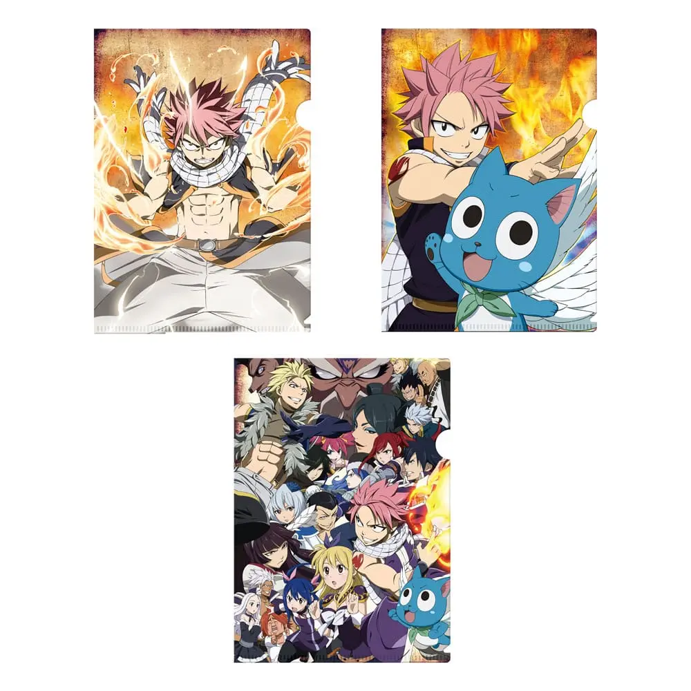 Fairy Tail Klarsichthüllen 3er-Set 02 termékfotó