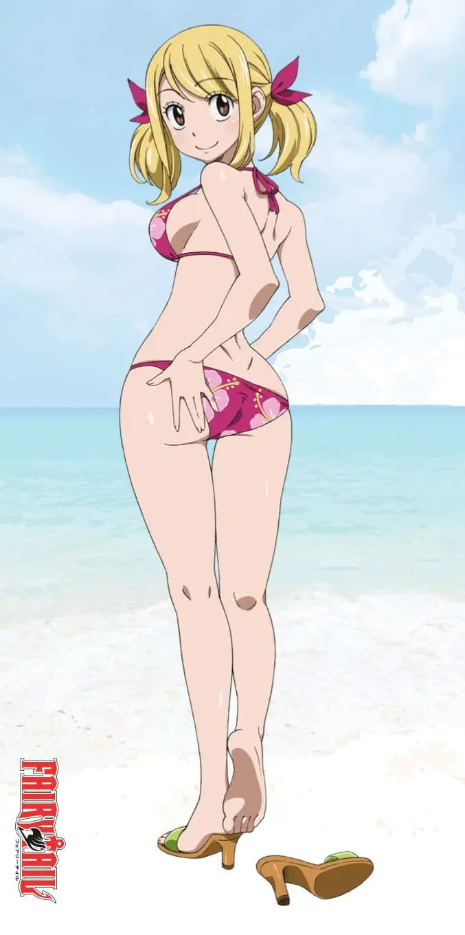 Fairy Tail Handtuch Lucy 70 x 35 cm Produktfoto