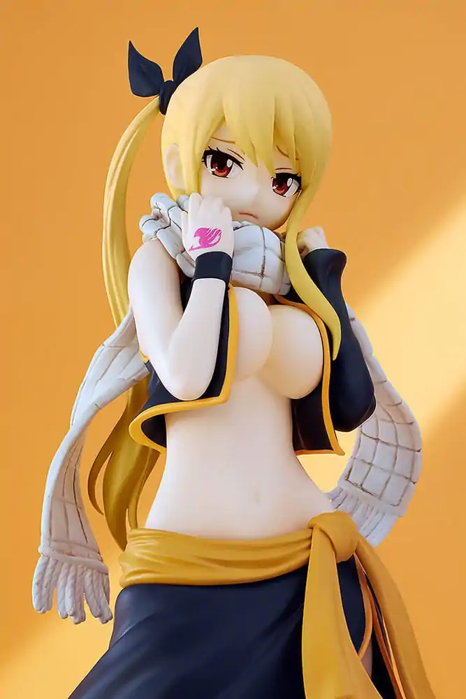 Fairy Tail Pop Up Parade PVC Statue Lucy Heartfilia Natsu Costume Ver. L Size 22 cm termékfotó