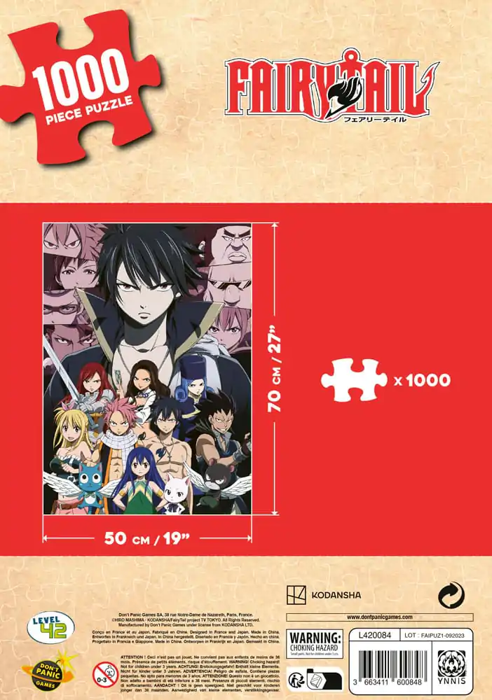 Fairy Tail Puzzle The Guild (1000 Teile) termékfotó