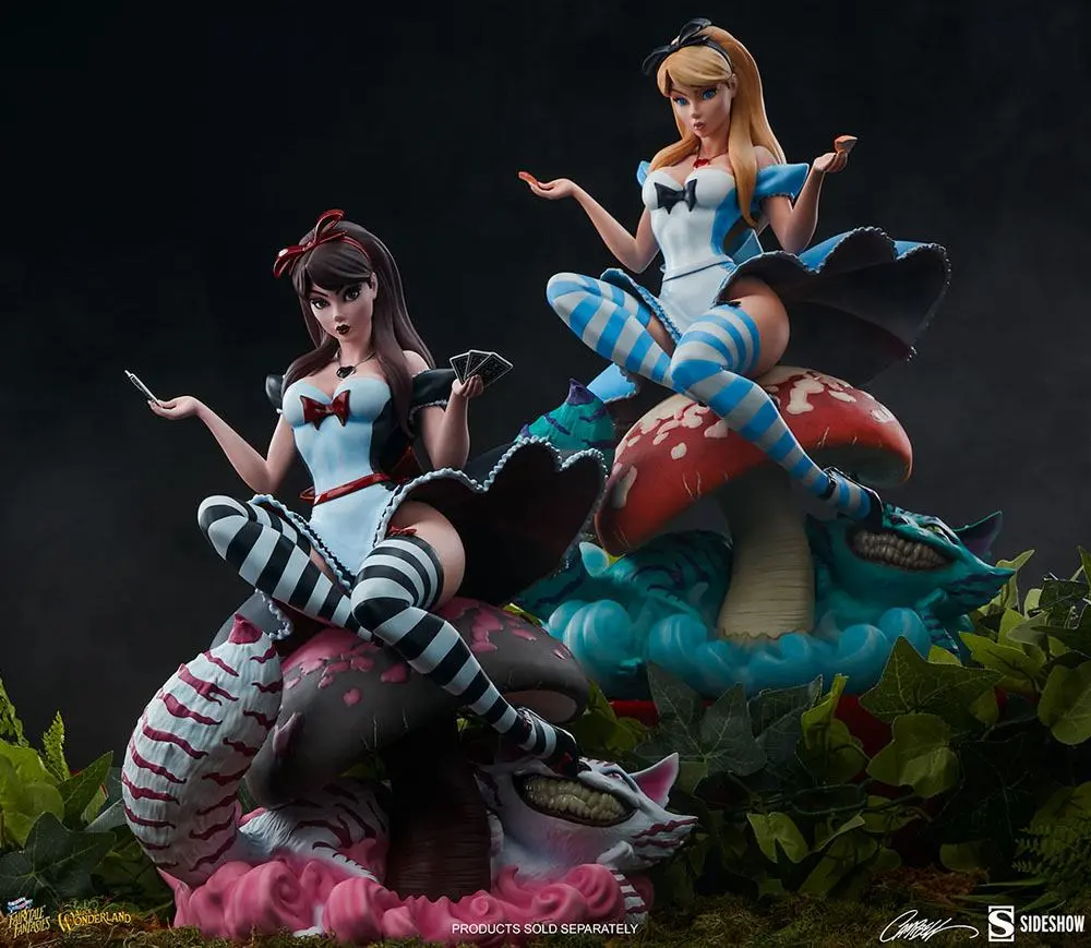 Fairytale Fantasies Collection Statue Alice in Wonderland Game of Hearts Edition 34 cm Produktfoto