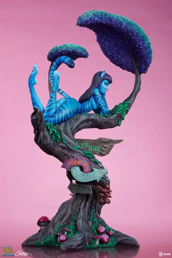 Fairytale Fantasies Collection Statue Lady Cheshire Cat 63 cm Produktfoto