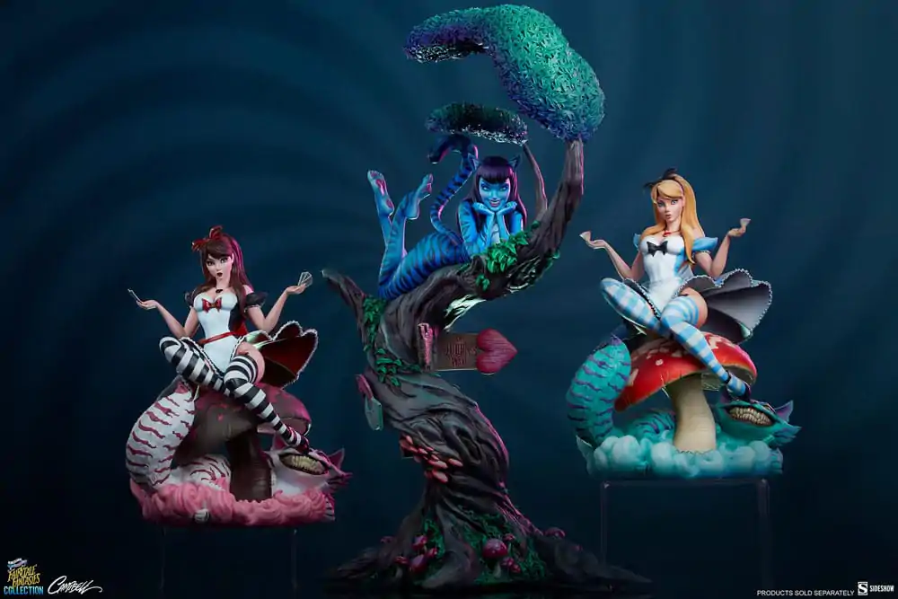 Fairytale Fantasies Collection Statue Lady Cheshire Cat 63 cm Produktfoto