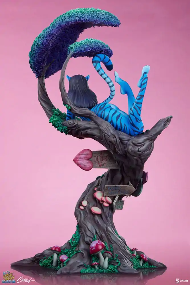 Fairytale Fantasies Collection Statue Lady Cheshire Cat 63 cm Produktfoto