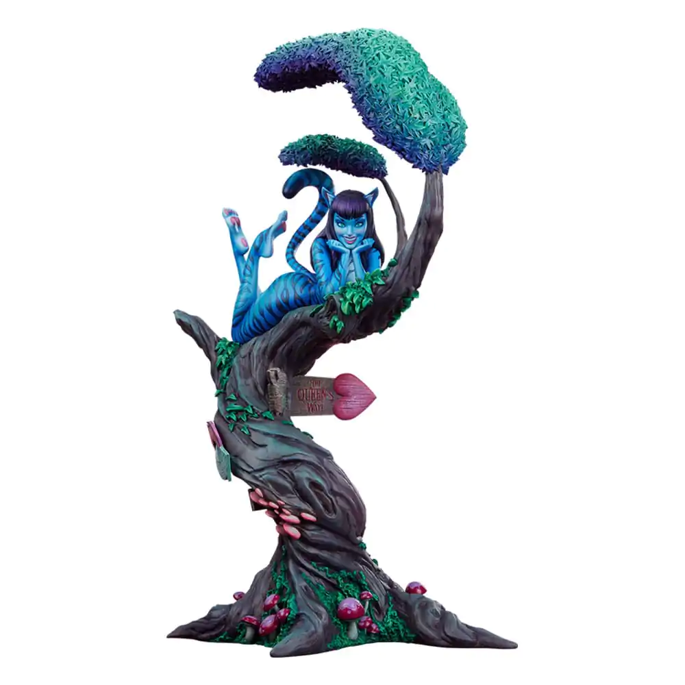 Fairytale Fantasies Collection Statue Lady Cheshire Cat 63 cm Produktfoto