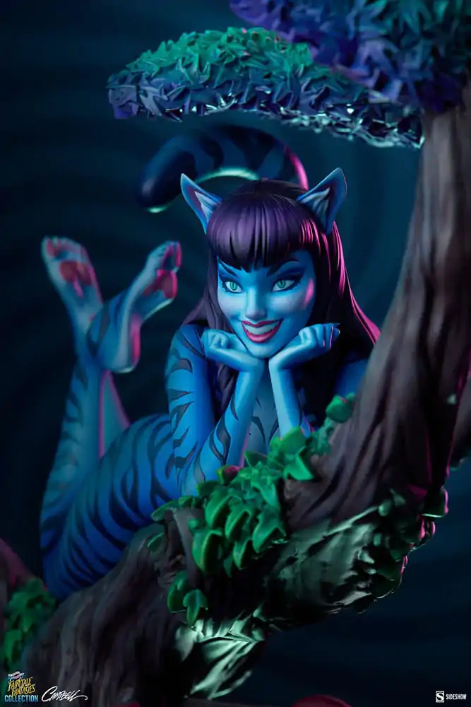 Fairytale Fantasies Collection Statue Lady Cheshire Cat 63 cm Produktfoto